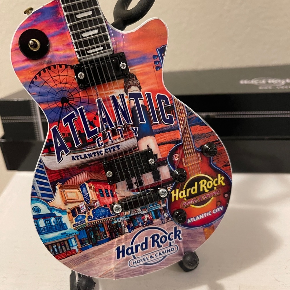 Hard Rock Atlantic City Miniature Guitar - Picture 11 of 11